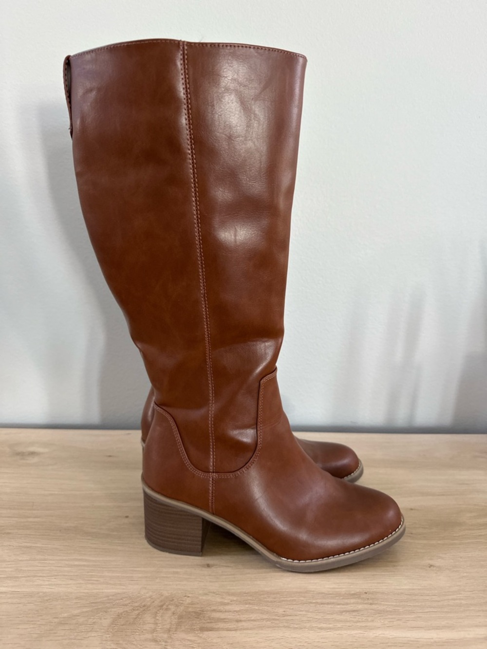 NWOT Target Tall Brown Heeled Boots